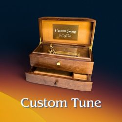 Premium 50-Note Music Box | Custom Tune