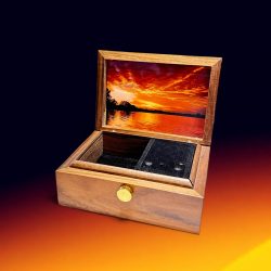 Deluxe Digital Wooden Music Box | Custom Tune of Your Choice