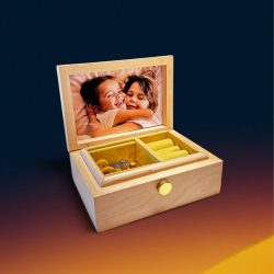 Deluxe Khaki Liner Music Box | Over 100 Songs in Our Library